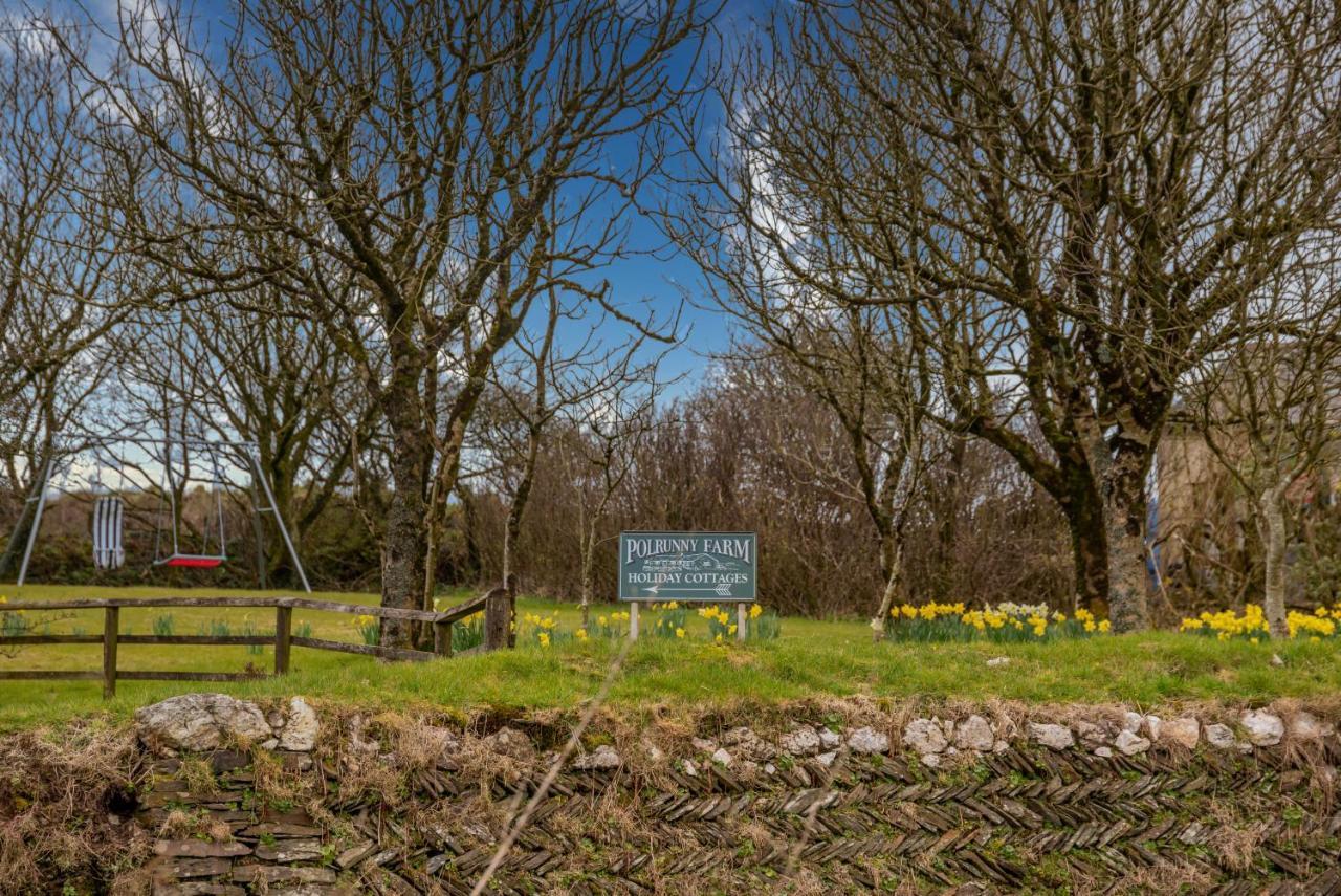 Polrunny Farm Seaberry Cottage With A Sea View And Log Burner ボスキャッスル エクステリア 写真