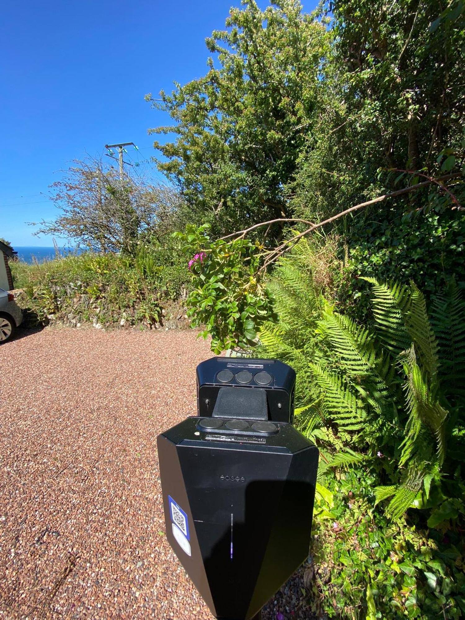 Polrunny Farm Seaberry Cottage With A Sea View And Log Burner ボスキャッスル エクステリア 写真